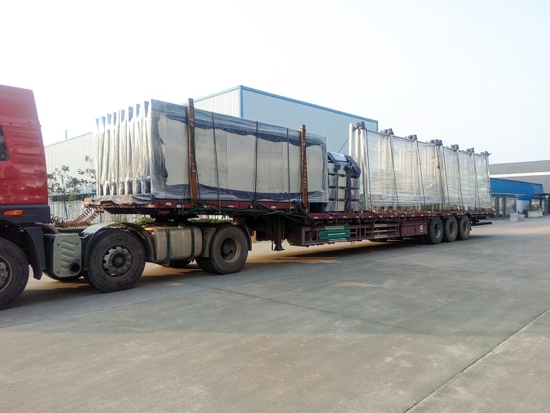 2018.7.10  山東文登公交站臺、候車亭發(fā)貨