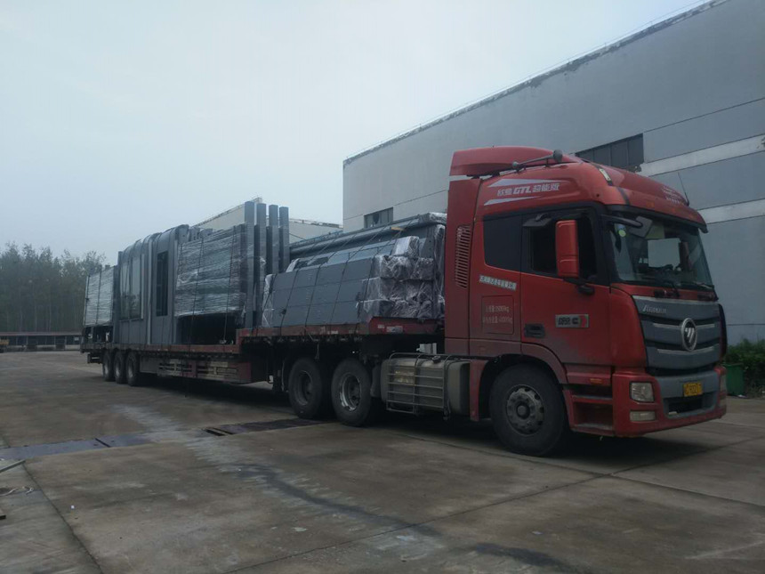 2018.9.19 山東文登公交站臺(tái)、候車亭發(fā)貨