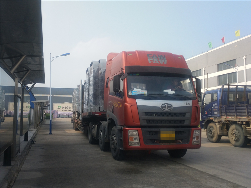 2019.4.16河北肅寧公交站臺、候車亭發(fā)貨