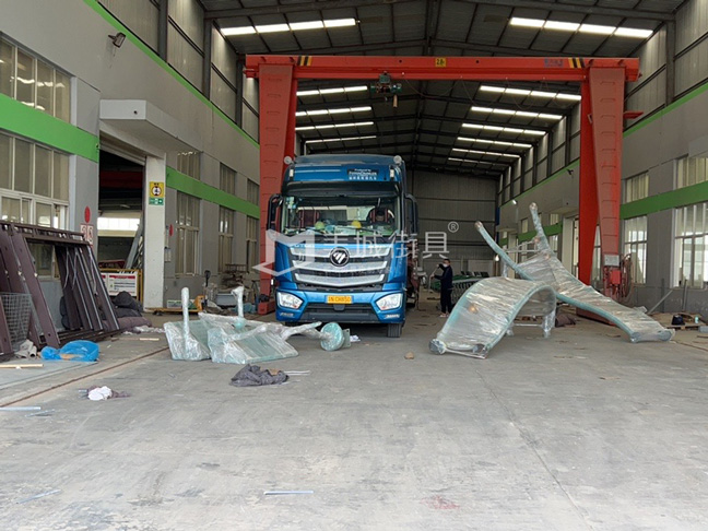 2022.10.9美城街具供應(yīng)鹽城濱海公交站臺(tái)發(fā)貨記錄